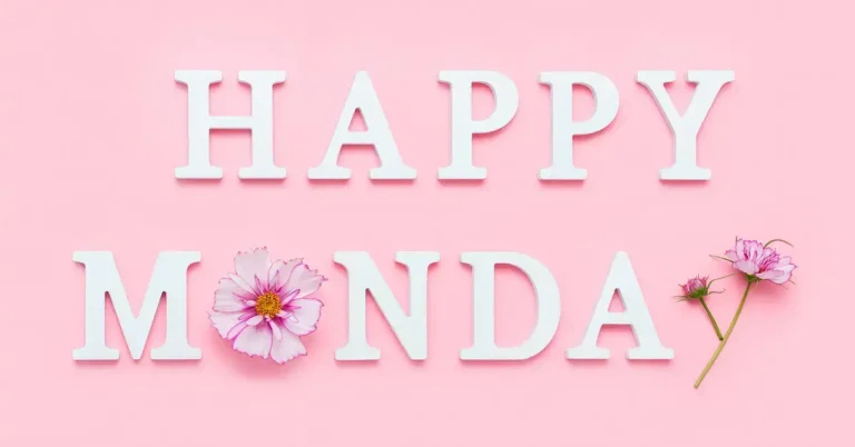 Monday Morning Motivation: There is written "happy monday"